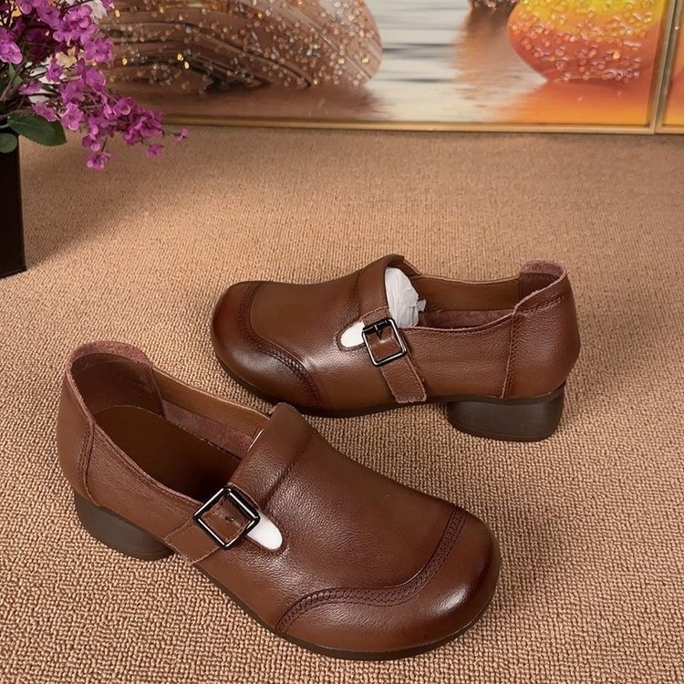 🔥Last Day Promotion 50% OFF - Women's Retro Soft Leather Shoes