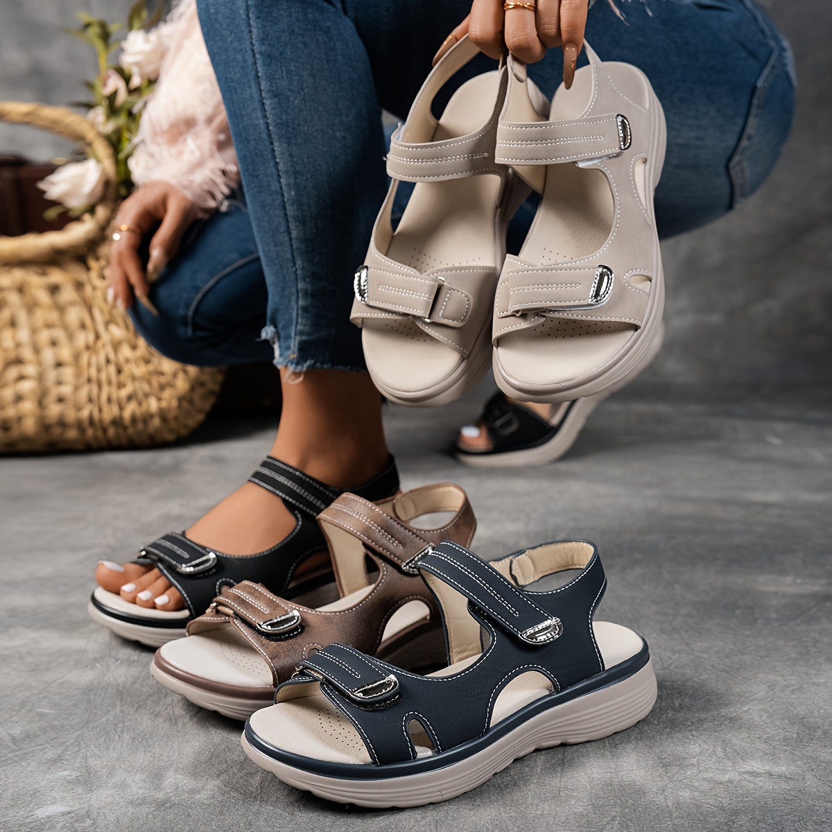 🔥Clearance Sale 50% OFF 🔥Women's Summer Casual Wedge Sandals