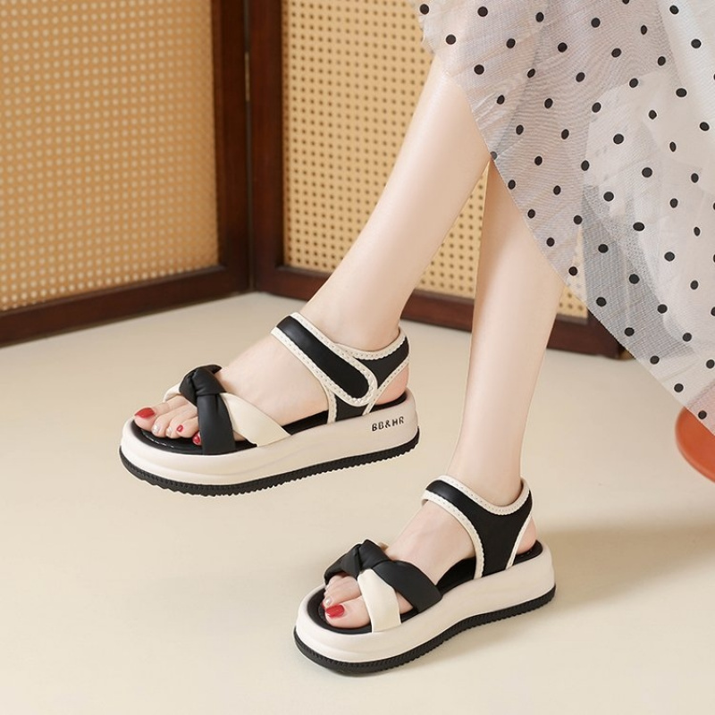 🔥Last Day Promotion 50%🔥 Women's buckle platform Roman sandals