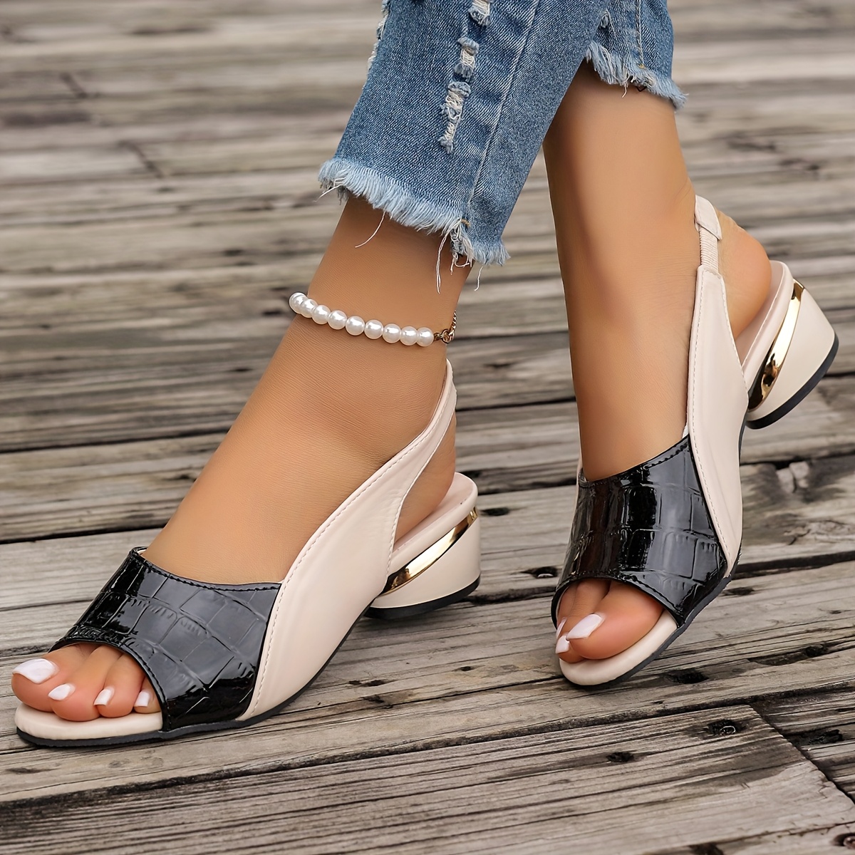 🔥Mega Sale - Buy Now & Save 50% OFF🔥Women's fashionable slingback shoes, casual summer sandals