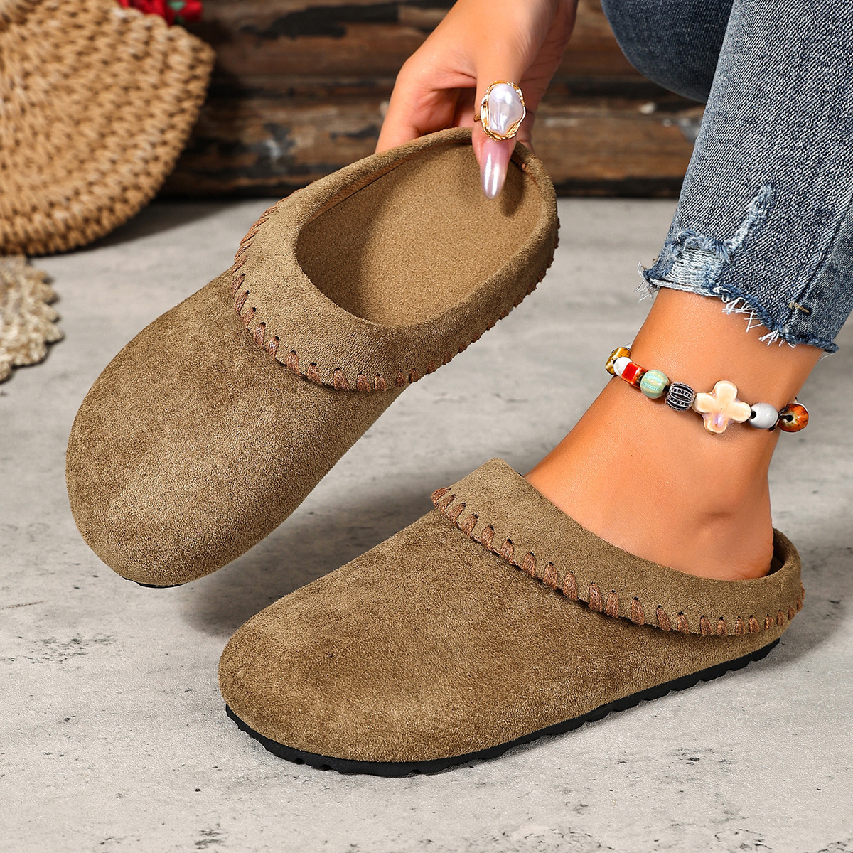 🔥Mega Sale - Buy Now & Save 50% OFF🔥New Women's Suede Orthopedic Wedge Ankle Boots for Autumn