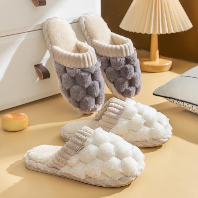 🔥Last Day Promotion 50% Women's winter home cotton slippers