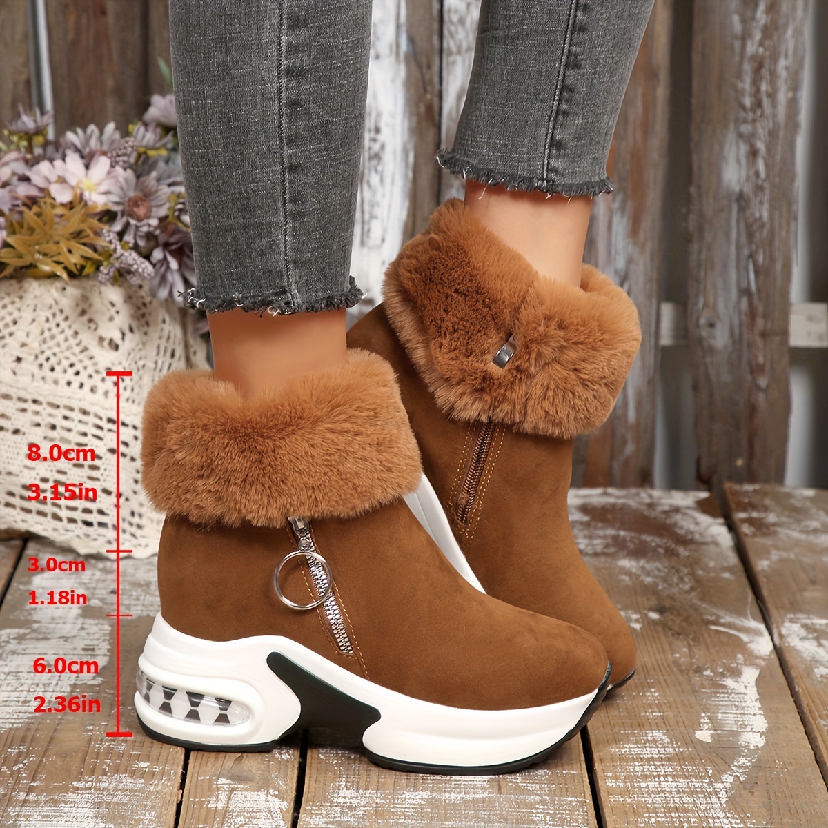⏰Last Day! 50% OFF 🔥Women's Comfortable and Stylish Height-Increasing Orthopedic Boots