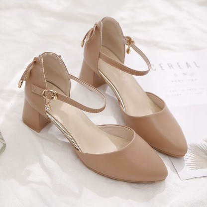 🔥Last Day Promotion 50% OFF - New Spring French Elegant Mid-Heel Sandals