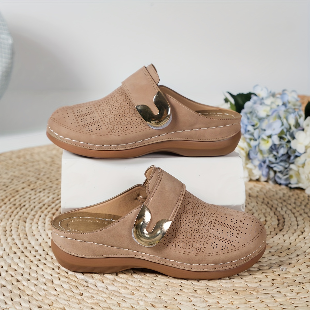 🔥Clearance Sale 50% OFF 🔥New Summer Euro-American Closed-Toe Cut-Out Sandals