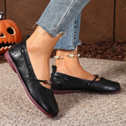🔥Mega Sale - Buy Now & Save 50% OFF🔥Bohemian Beaded Mary Jane Flats – Vintage Soft Sole Comfort Shoes for Women