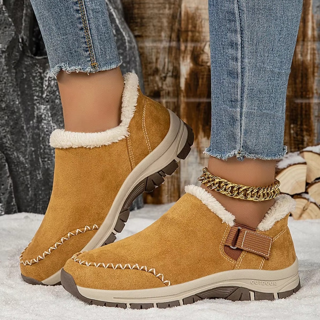 🔥Mega Sale - Buy Now & Save 50% OFF🔥Women’s hands-free warm shoes, handmade – with arch support