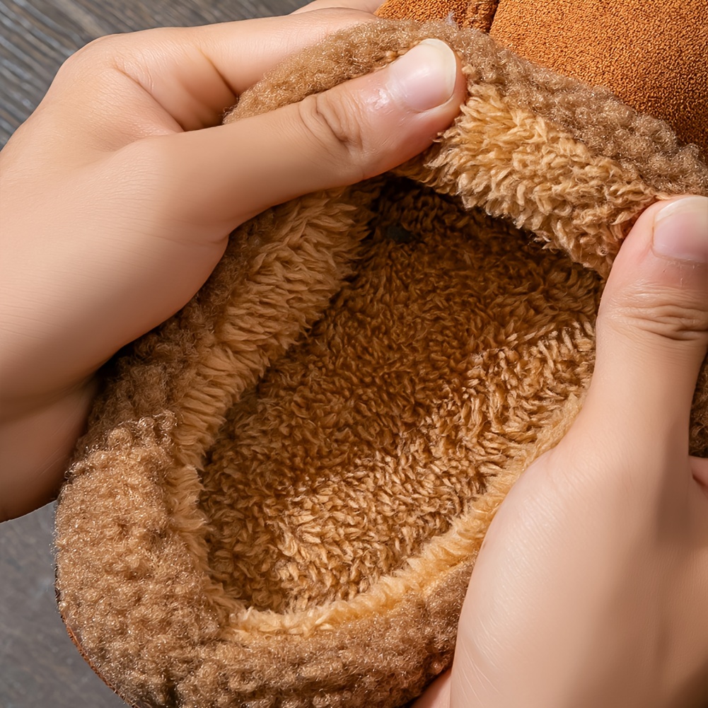 🔥Last Day Promotion 50% Stylish solid color memory foam men's slippers