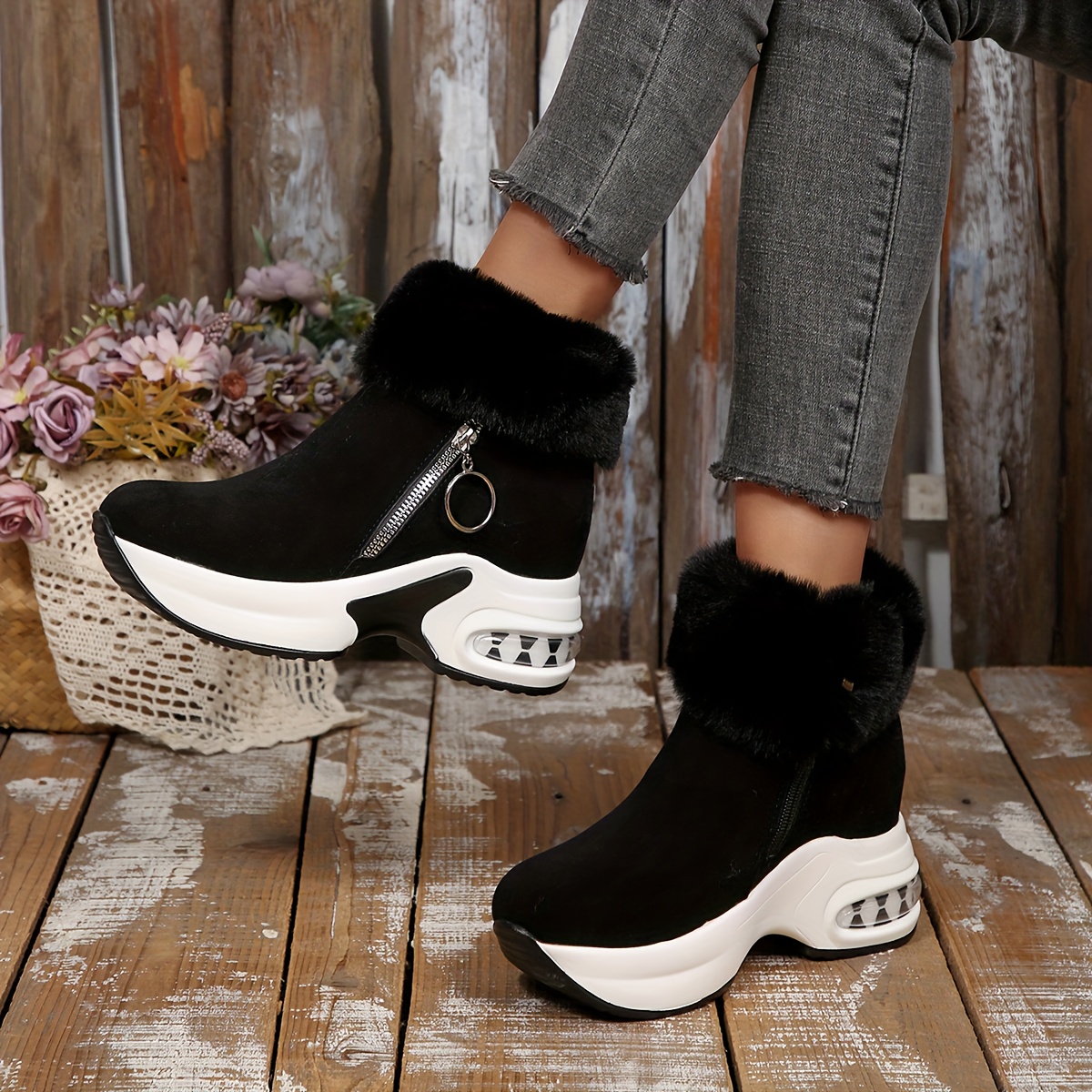 ⏰Last Day! 50% OFF 🔥Women's Comfortable and Stylish Height-Increasing Orthopedic Boots