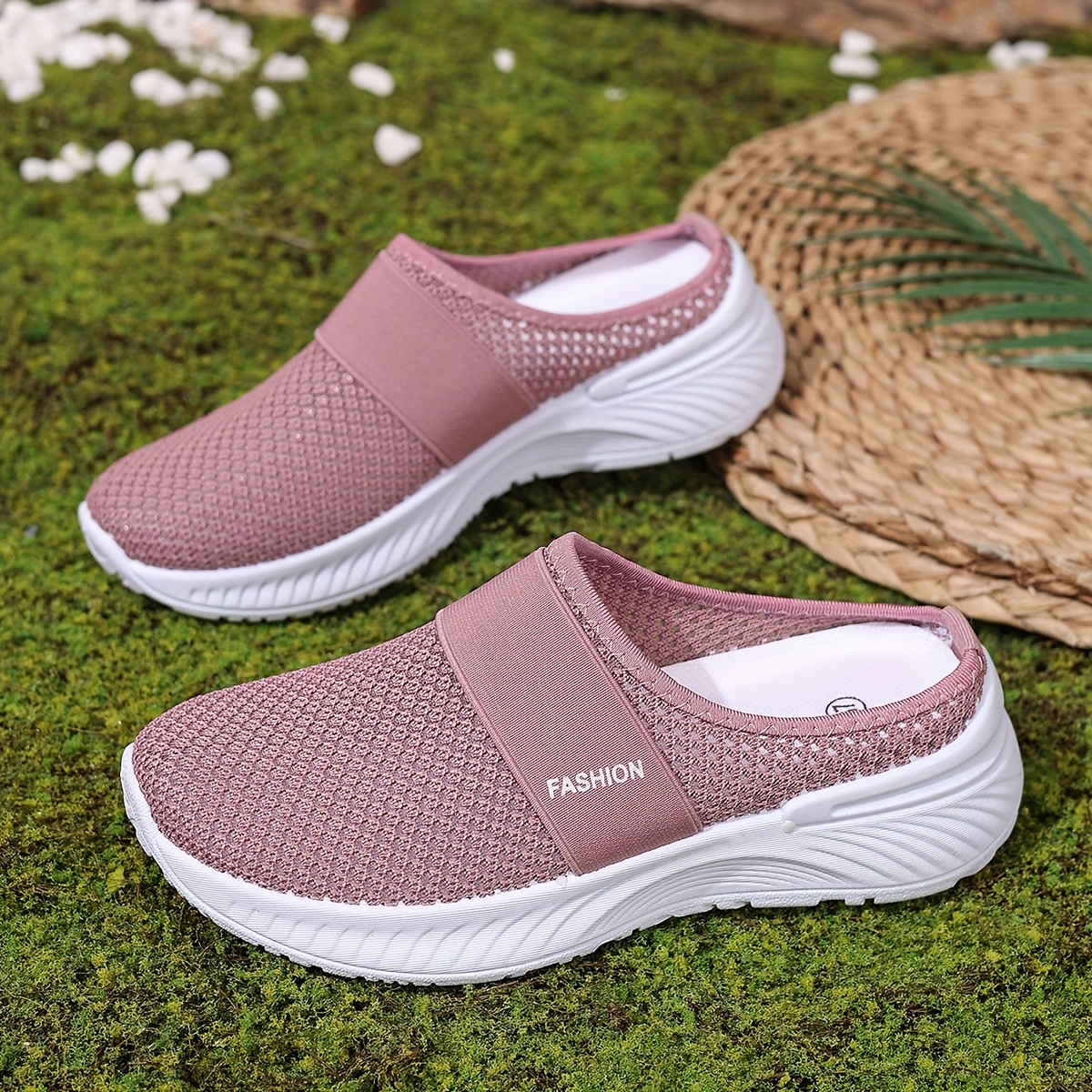 ⏰Last Day! 50% OFF 🔥Women's fashionable slip-on casual shoes, made of breathable and comfortable mesh material.