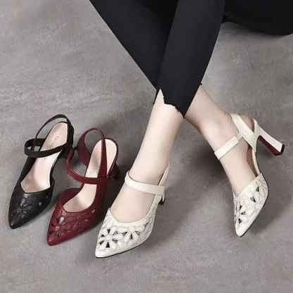 🔥Last Day Promotion 50% OFF - Women’s Soft-Leather Comfort Arch Support Heels