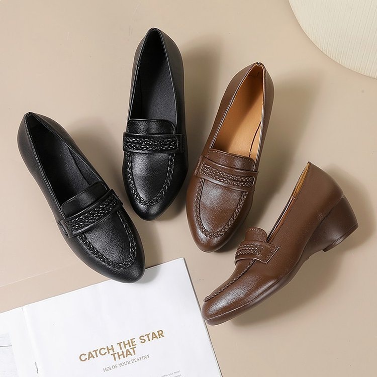 ⏰Last Day! 50% OFF 🔥Women's orthopedic wedge loafers