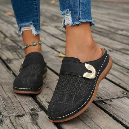 🔥Clearance Sale 50% OFF 🔥New Summer Euro-American Closed-Toe Cut-Out Sandals