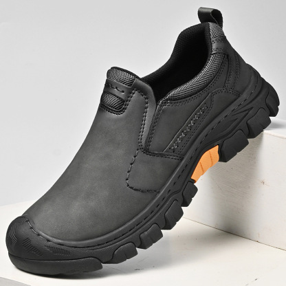 🔥Mega Sale - Buy Now & Save 50% OFF🔥Men’s Genuine Leather Slip-On Outdoor Walking Shoes