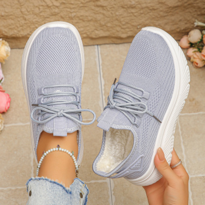 🔥Super Sale – 50% off for a limited time only🔥Women’s knitted thermal shoes, lightweight and non-slip – all-day arch support