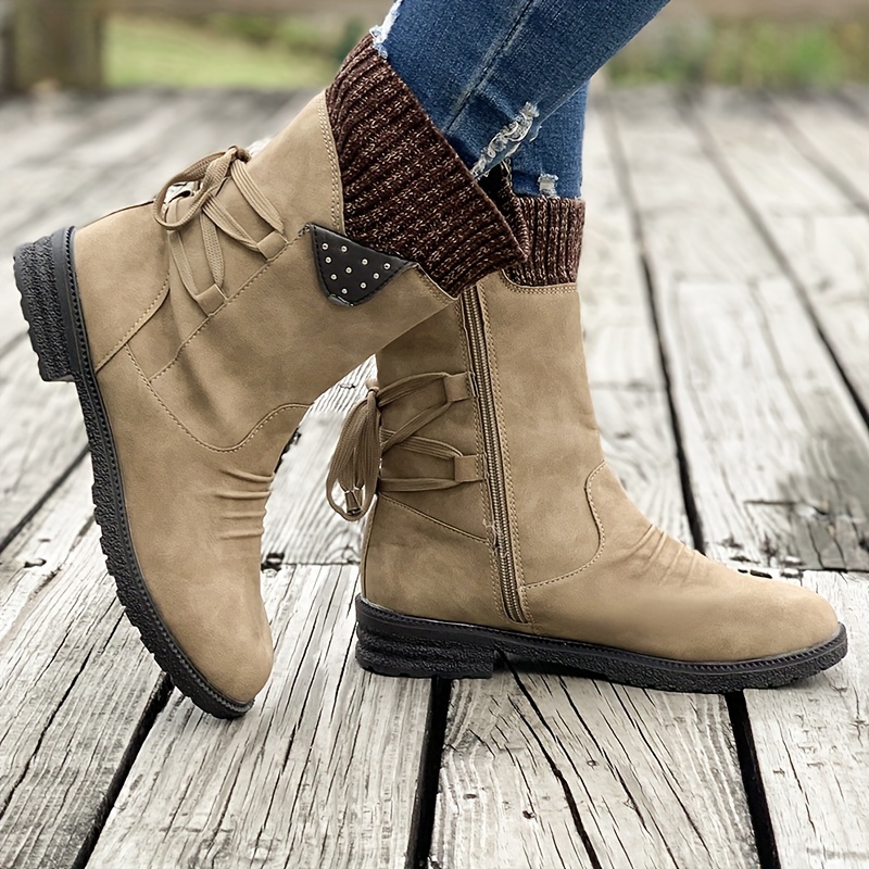 🔥Last Day Promotion 50% OFF - Retro Classic Elegant Mid-Calf Boots for Autumn/Winter
