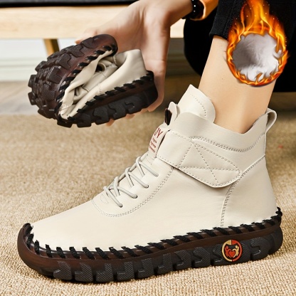 🔥Last Day Promotion 50% OFF - Hand-sewn women's high-top orthotic boots