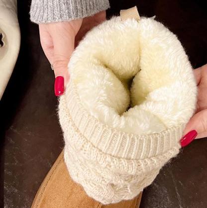 🔥Last Day Promotion 50% OFF - Women's New Winter Knitted Sock-Line Snow Boots