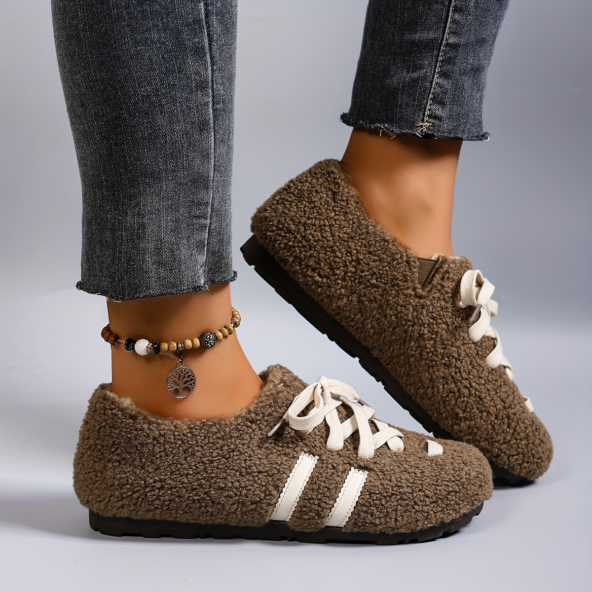 🔥LAST DAY 50% OFF🔥 --- New winter women's plush loafers