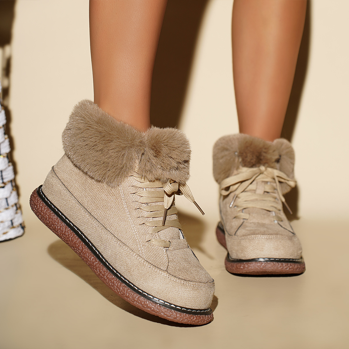 ⏰Last Day! 50% OFF 🔥Winter Fleece-Lined Women's Ankle Boots