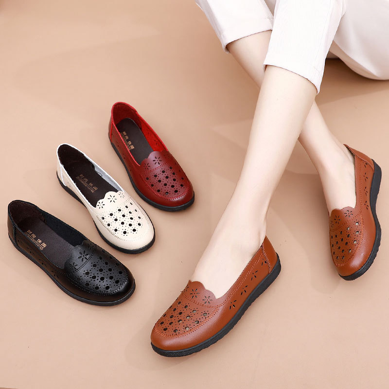 ⏰Last Day! 50% OFF 🔥Women's Orthopedic Breathable Leather Shoes