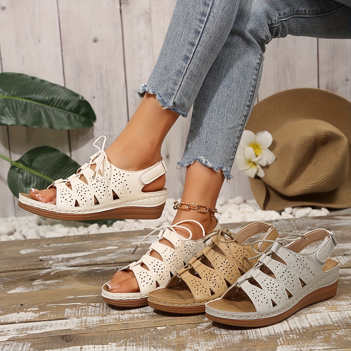 🔥Clearance Sale 50% OFF 🔥New Summer 2026 Cut-out Gladiator Sandals