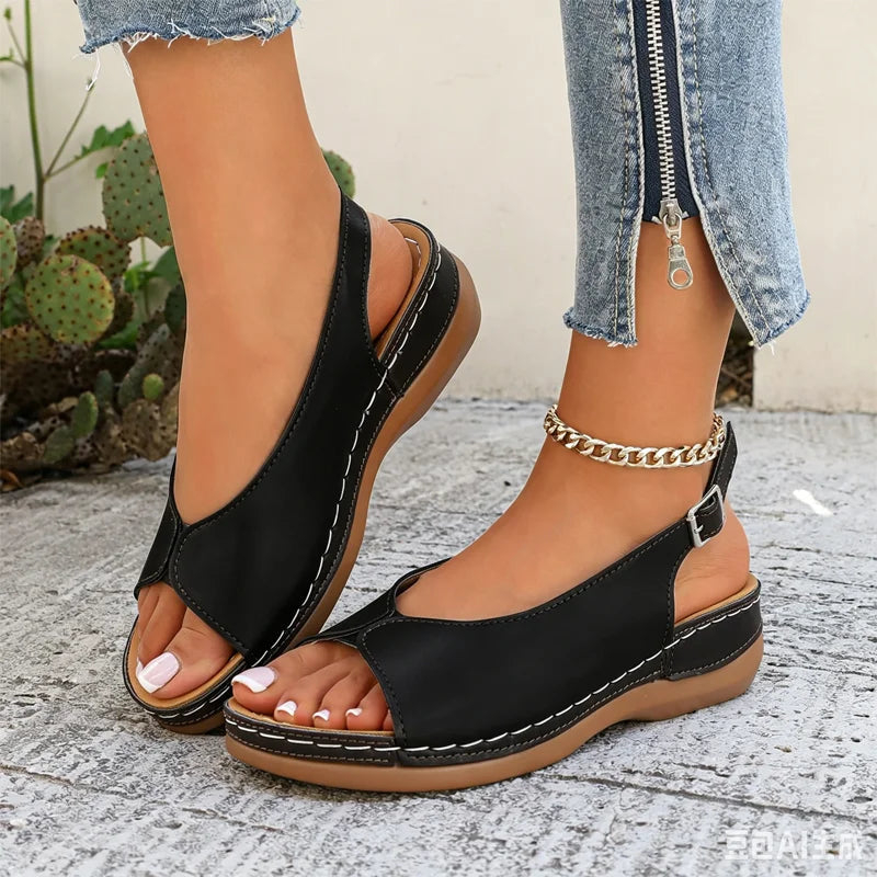 🔥Mega Sale - Buy Now & Save 50% OFF🔥Women's Retro Open-Toe Comfortable Sandals