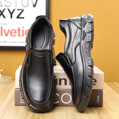🔥Mega Sale - Buy Now & Save 50% OFF🔥Men's Hands Free Orthopedic Genuine Leather Dress Walking Shoes