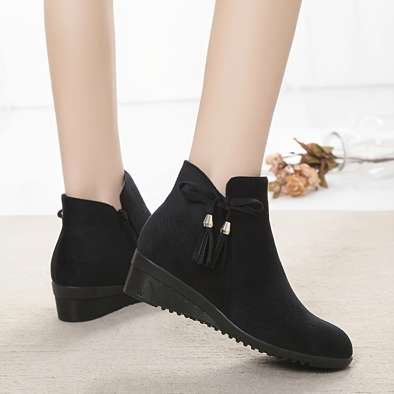 🔥Mega Sale - Buy Now & Save 50% OFF🔥New Women's Suede Orthopedic Wedge Ankle Boots