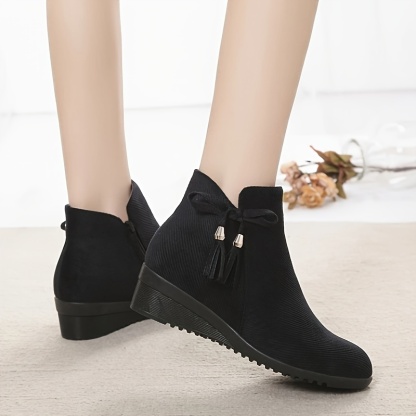 🔥Mega Sale - Buy Now & Save 50% OFF🔥New Women's Suede Orthopedic Wedge Ankle Boots