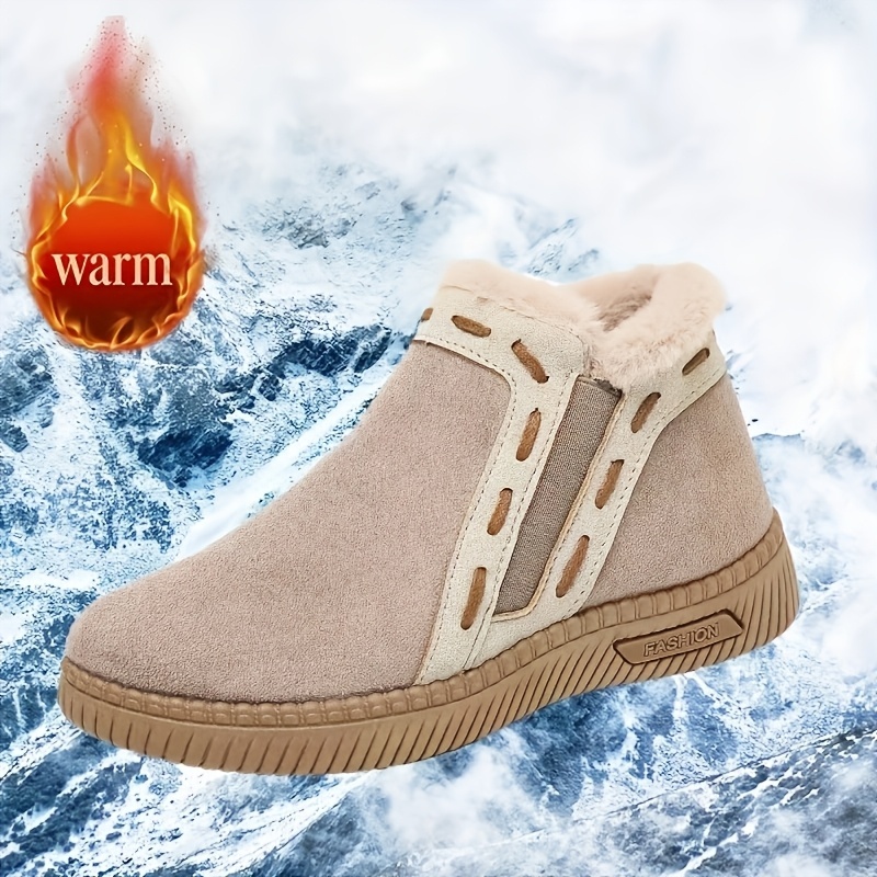 😍Last Day 50% OFF🔥Women’s Winter Fashion Ankle Boots – Fleece-Lined and Thickened