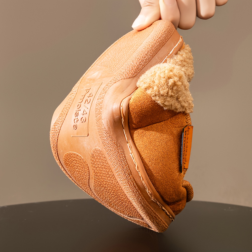 🔥Last Day Promotion 50% Stylish solid color memory foam men's slippers