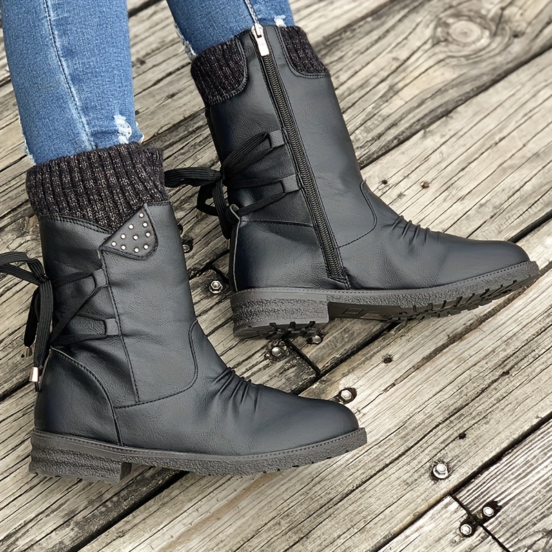 🔥Last Day Promotion 50% OFF - Retro Classic Elegant Mid-Calf Boots for Autumn/Winter
