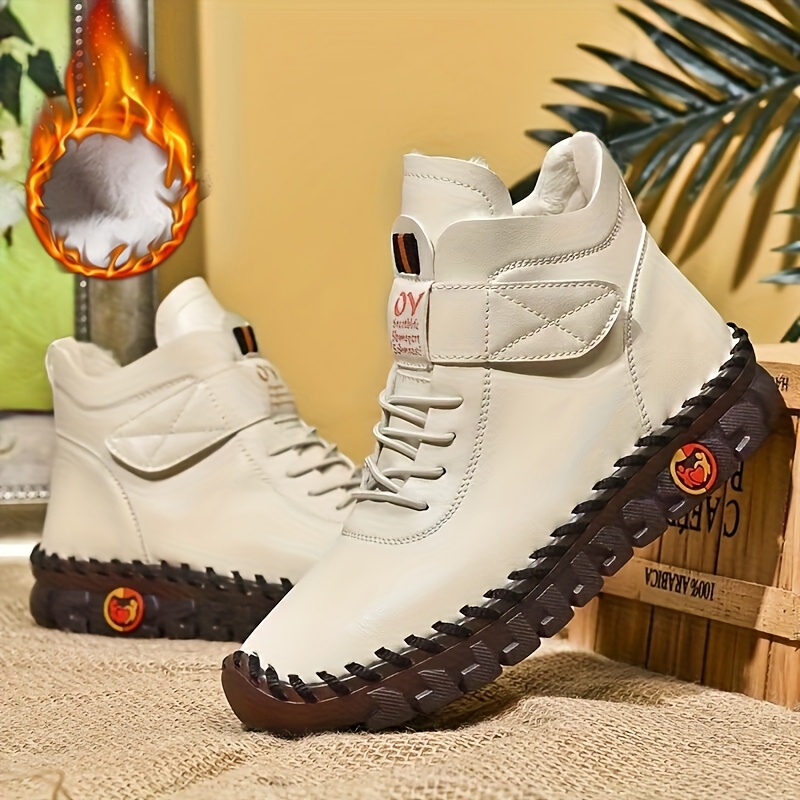 🔥Last Day Promotion 50% OFF - Hand-sewn women's high-top orthotic boots