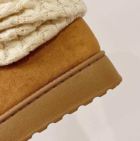 🔥Last Day Promotion 50% OFF - Women's New Winter Knitted Sock-Line Snow Boots