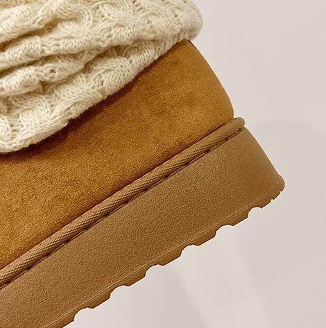 🔥Last Day Promotion 50% OFF - Women's New Winter Knitted Sock-Line Snow Boots