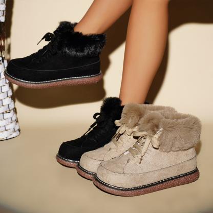 ⏰Last Day! 50% OFF 🔥Winter Fleece-Lined Women's Ankle Boots