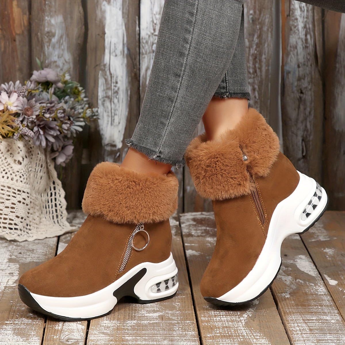 ⏰Last Day! 50% OFF 🔥Women's Comfortable and Stylish Height-Increasing Orthopedic Boots