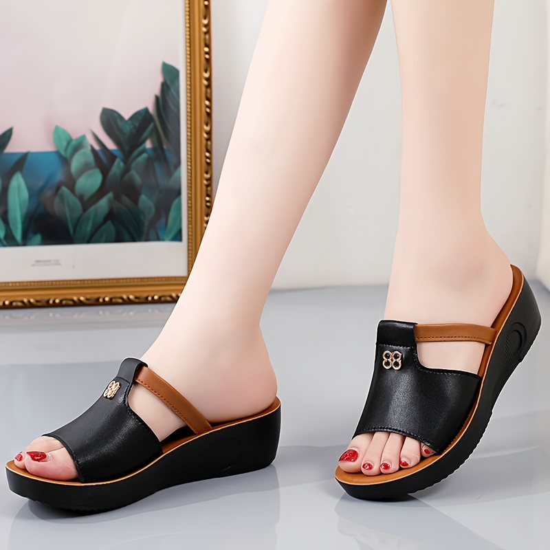 🔥Mega Sale - Buy Now & Save 50% OFF🔥Summer Women's Casual Comfortable Wedge Heel Platform Sandals