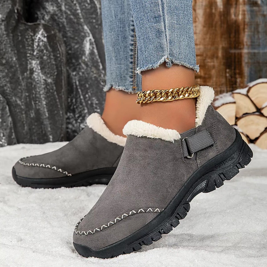 🔥Mega Sale - Buy Now & Save 50% OFF🔥Women’s hands-free warm shoes, handmade – with arch support