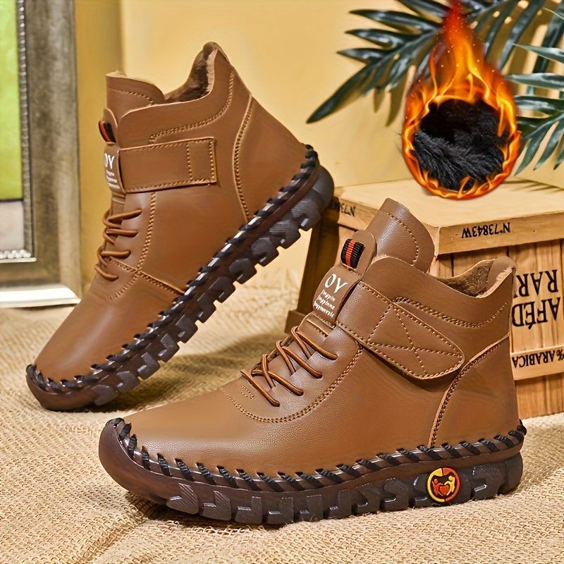 🔥Last Day Promotion 50% OFF - Hand-sewn women's high-top orthotic boots