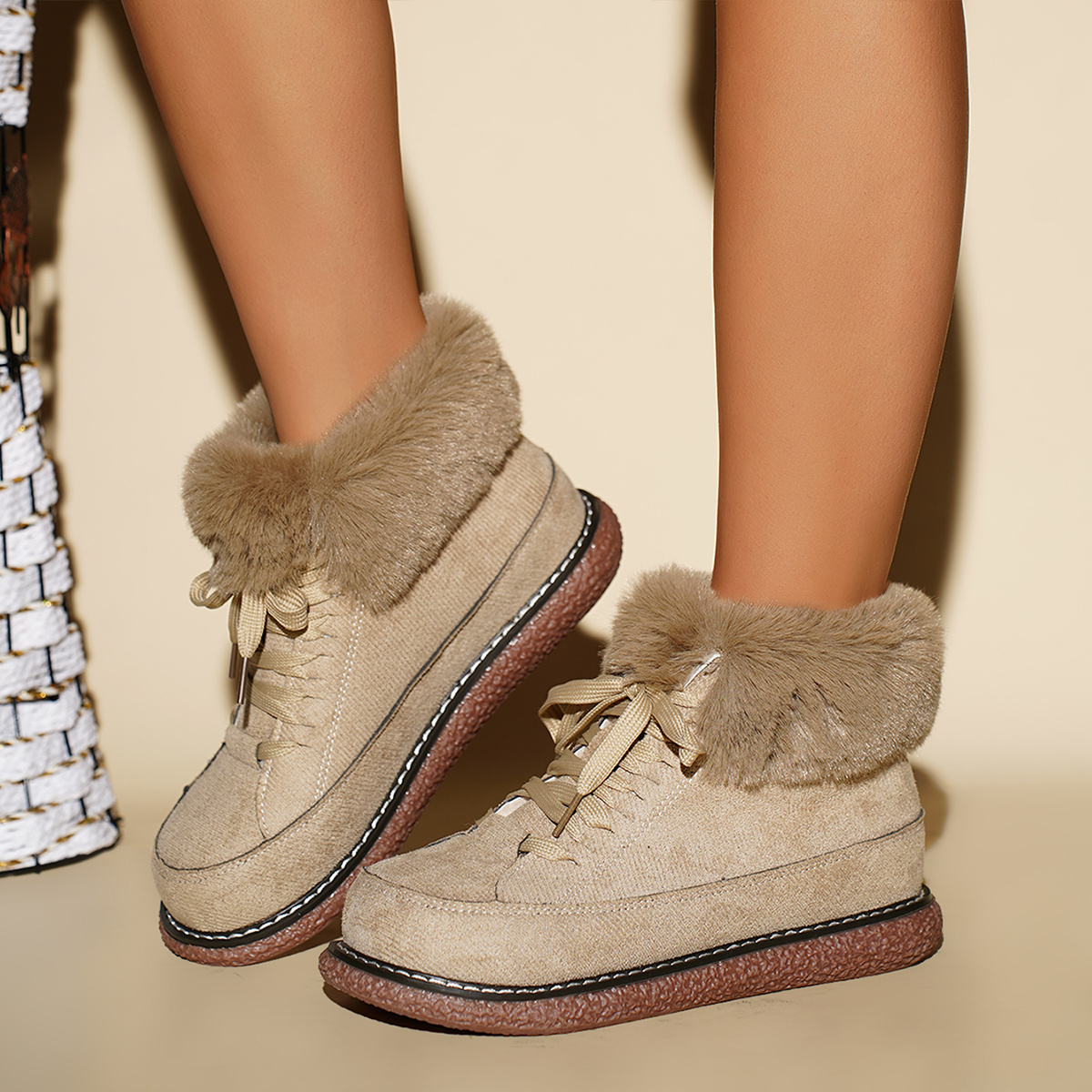 ⏰Last Day! 50% OFF 🔥Winter Fleece-Lined Women's Ankle Boots