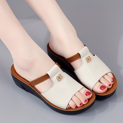 🔥Mega Sale - Buy Now & Save 50% OFF🔥Summer Women's Casual Comfortable Wedge Heel Platform Sandals