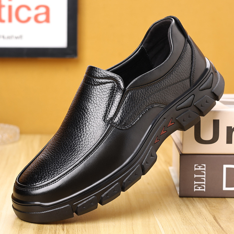 🔥Mega Sale - Buy Now & Save 50% OFF🔥Men's Hands Free Orthopedic Genuine Leather Dress Walking Shoes
