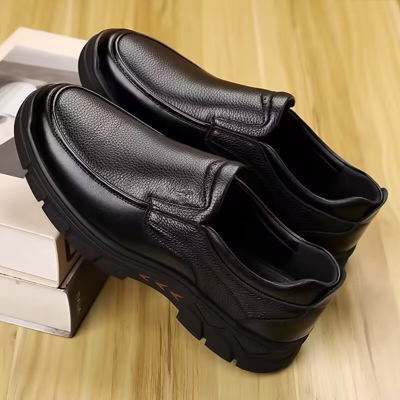 🔥Mega Sale - Buy Now & Save 50% OFF🔥Men's Hands Free Orthopedic Genuine Leather Dress Walking Shoes