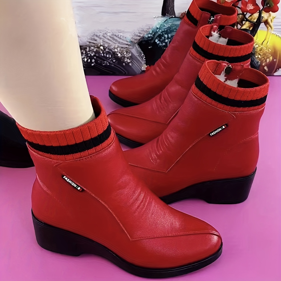 🔥Last Day Promotion 50% OFF - New winter soft-soled warm ankle boots