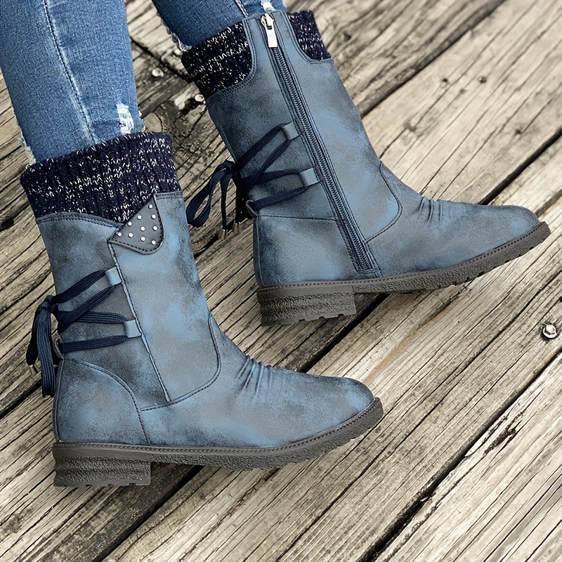 🔥Last Day Promotion 50% OFF - Retro Classic Elegant Mid-Calf Boots for Autumn/Winter