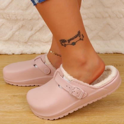 🔥Last Day Promotion 50% OFF - Women's waterproof and warm cotton slippers