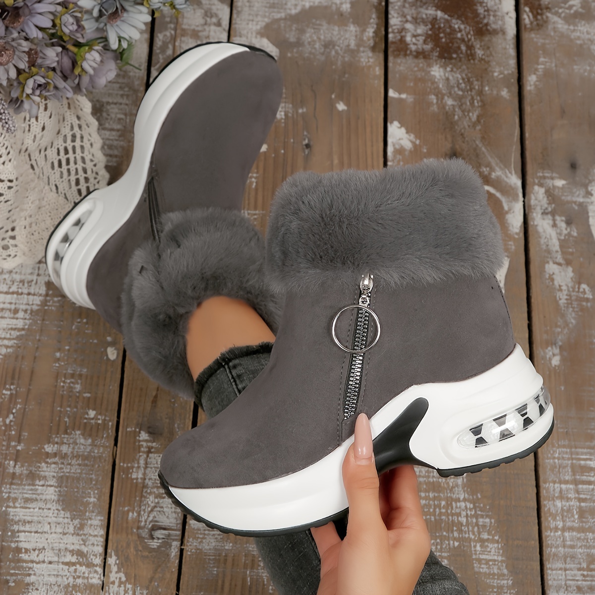 ⏰Last Day! 50% OFF 🔥Women's Comfortable and Stylish Height-Increasing Orthopedic Boots