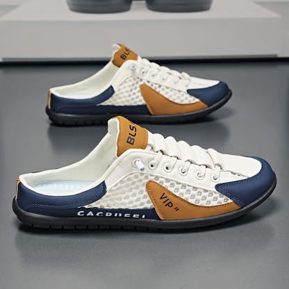 🔥Last Day Promotion 50% OFF - Men's closed-toe slip-on beach sandals with breathable mesh upper